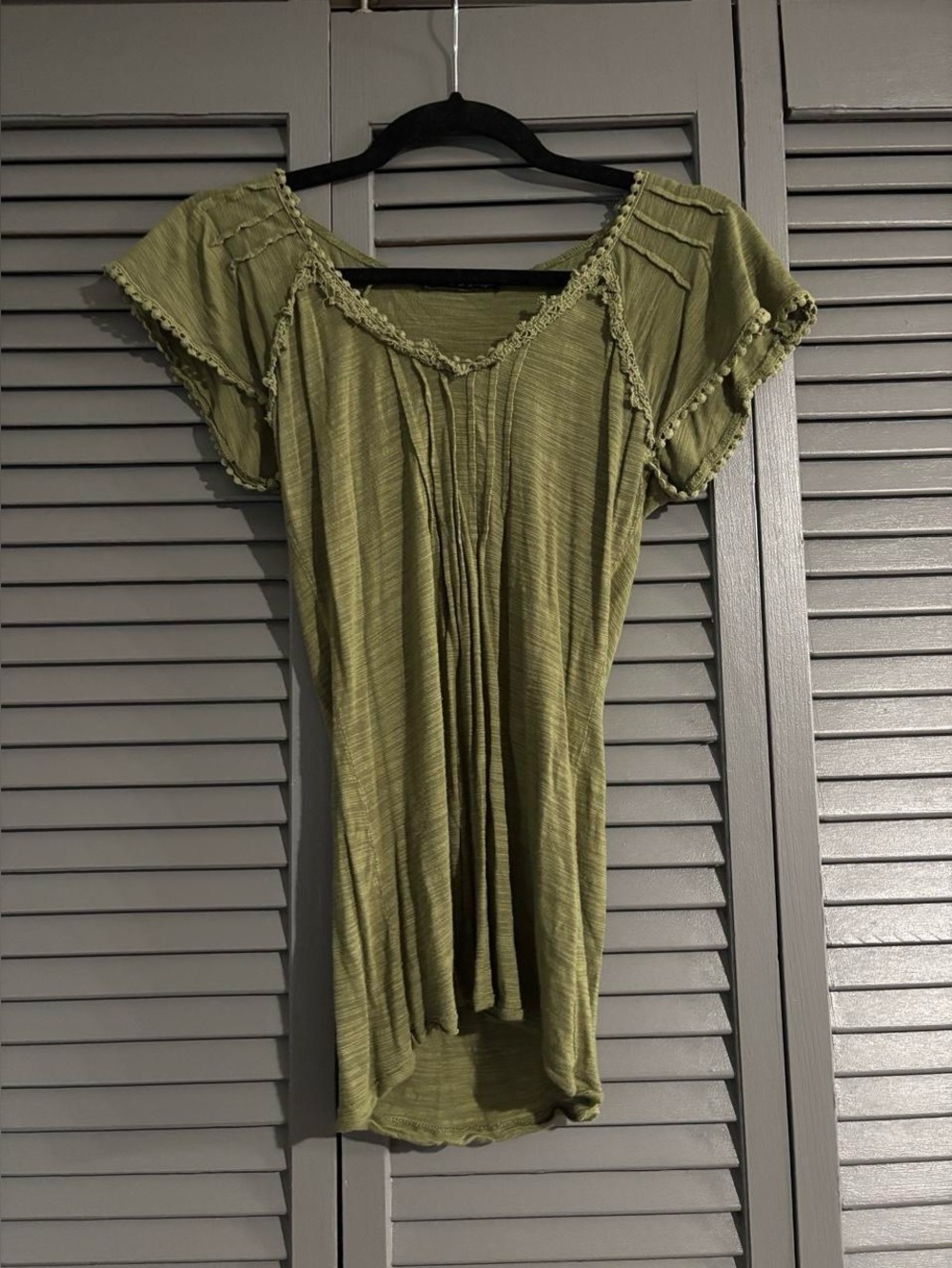 Cable & Gauge Short Sleeve Top